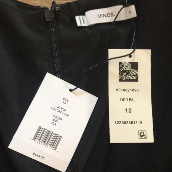 🖤 Vince Double-V Solid Jumpsuit Black - Picture 7 of 8